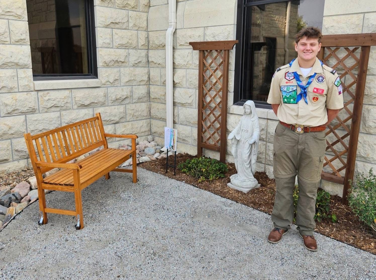 Eagle Scout Project - Marian Prayer Garden